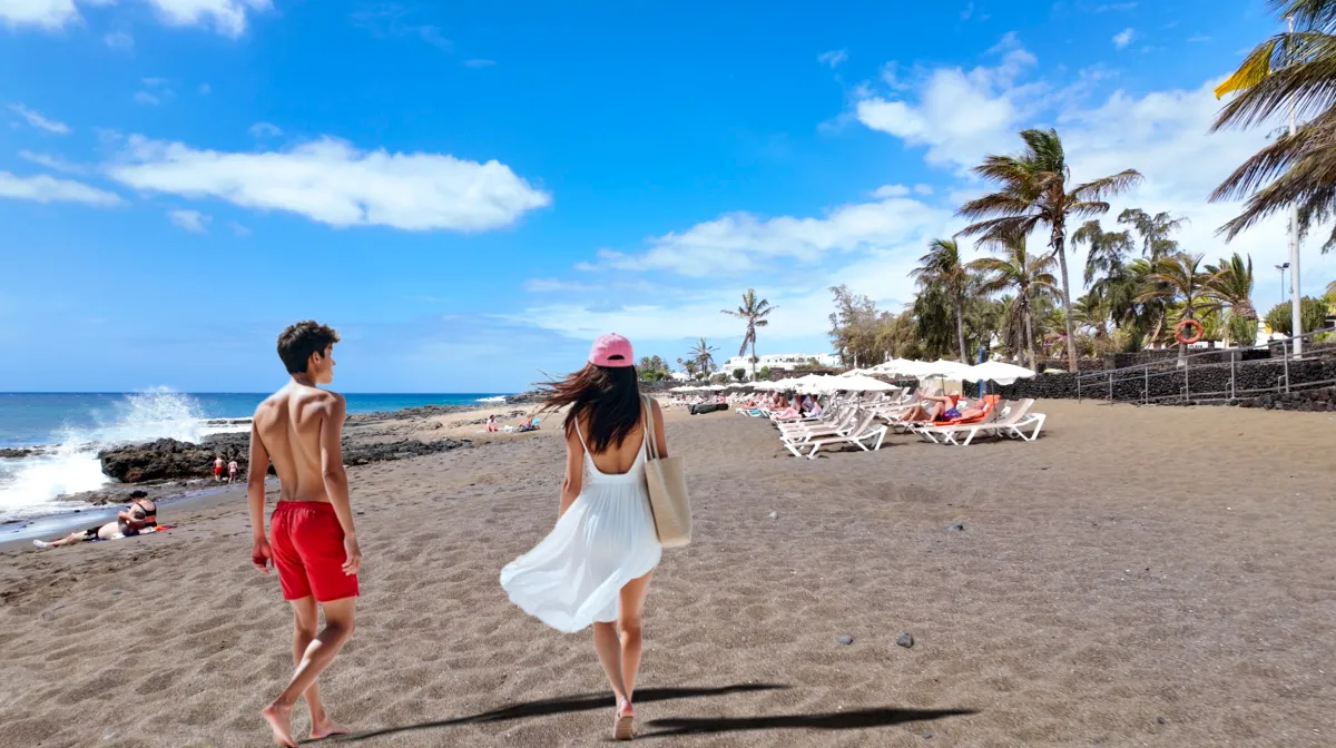 Costa Teguise - Lanzarote 2024 Walking Tour 4K