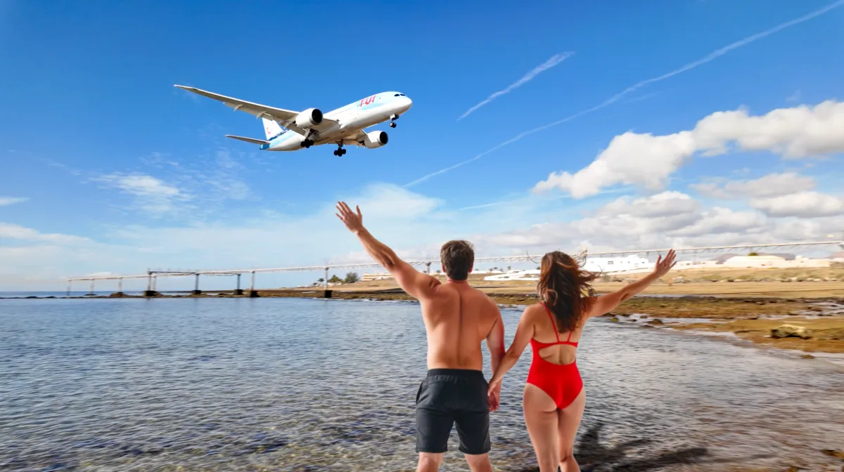 Lanzarote Airport Landing - 2024 Walking Tour 4K