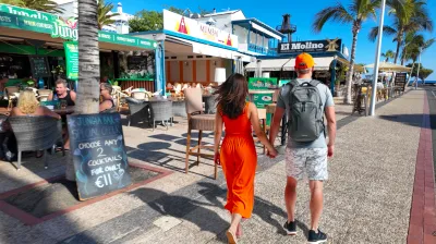 Los Pocillos, Puerto del Carmen - Lanzarote 2024 Walking Tour 4K